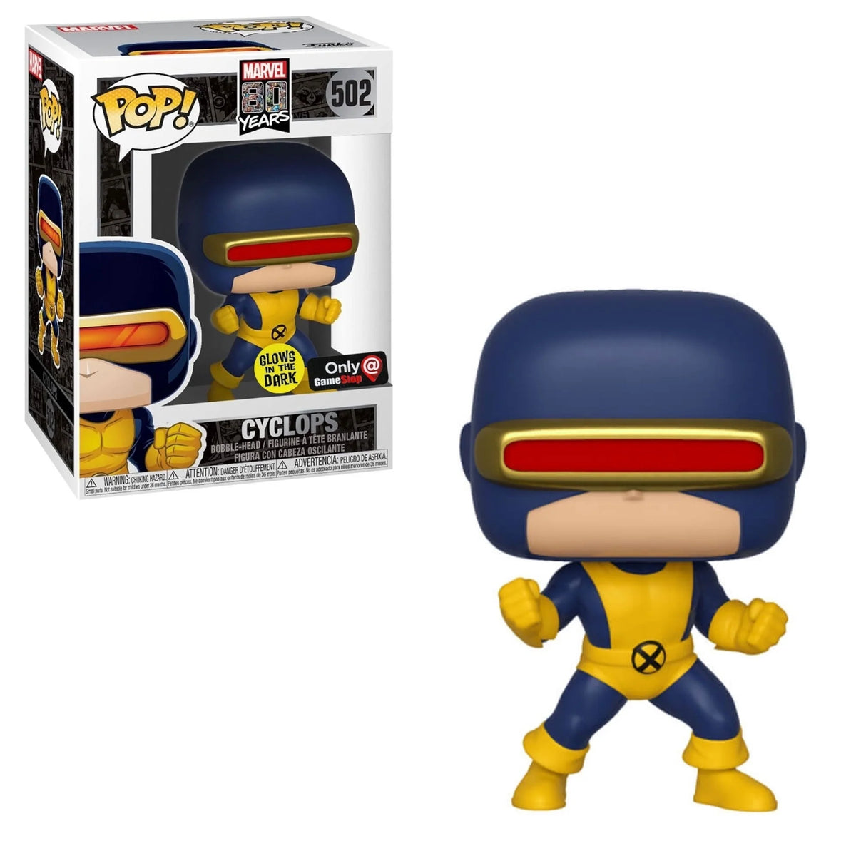 Funko Pop! Cyclops (Glows in the Dark) [GameStop Exclusive] #502