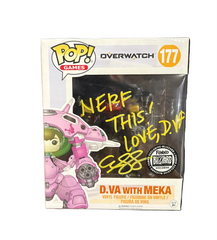 Funko Pop! Overwatch: D. VA with Meka (signed by Charlet Chung - No COA) #177