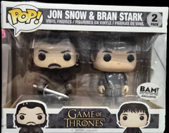 Funko Pop! Game of Thrones: Jon Snow & Bran Stark (BAM! Exclusive) 2-Pack