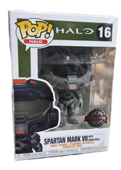 Funko Pop! Halo: Spartan Mark VII with Shock Rifle (Special Edition) #16 (Box Slightly Damage )