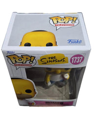 Funko Pop! The Simpsons: Homer with Krusty Burger #1737 minor shelf wear