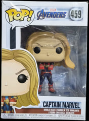 Funko Pop! Avengers: Endgame: Captain Marvel #459 (Minor Rip on top corner)