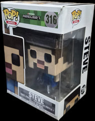 Funko Pop! Minecraft: Steve #316 (Rip on top right front corner)