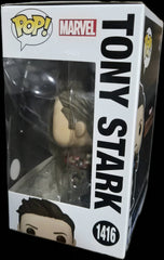 Funko Pop! Marvel: Tony Stark (Glow) #1416 (Has a crack on Screen)