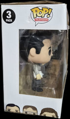 Funko Pop! The Office: Michael Scott / Dwight Schrute / Jim Halpert (Walmart Exclusive)3-Pack (Box Damage) (Missing Sticker)