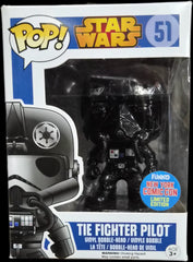 Funko Pop! Star Wars: TIE Fighter Pilot (2015 New York Comic Con) #51 (Chrome) (Box Slightly Damage)