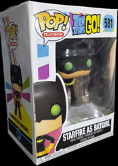 Funko Pop! Teen Titans Go!: Starfire as Batgirl #581 (Sun Damage) (Slight crease)