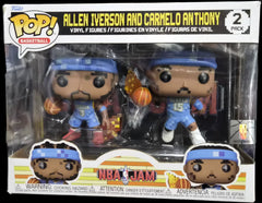 Funko Pop! NBA Jam: Allen Iverson and Carmelo Anthony 2-Pack (Minor Box Damage)