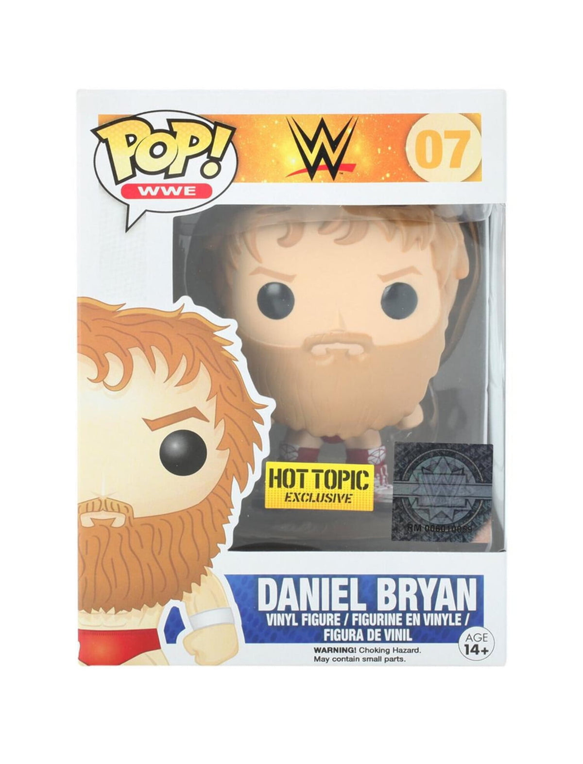 Funko Pop! WWE: Daniel Bryan (Hot Topic Exclusive) #07
