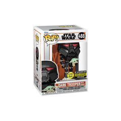 Funko Pop! Dark Trooper with Grogu (Glows in the Dark) [Limited Edition] #488