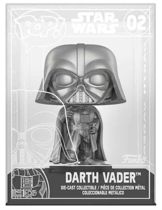 Funko Pop! Die-Cast Star Wars Darth Vader Funko Shop Exclusive Figure #02 (Sealed) (COULD BE A CHASE)