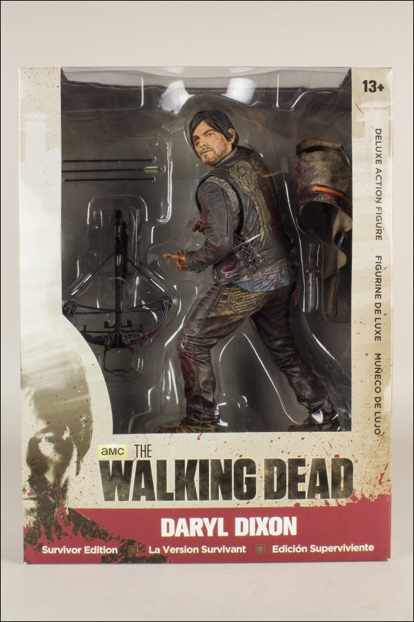 McFarlane Toys: The Walking Dead - Daryl Dixon Survivor Edition 10 inch Action Figure (light shelf wear)