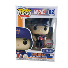 Funko Pop! MLB Marvel: David Wright (Captain America Tribute) (Citi Field Exclusive) #82