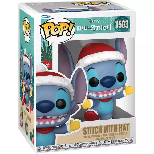 Funko Pop! Lilo & Stitch Stitch with Hat #1503 in retail box