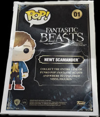 Funko Pop! Fantastic Beasts: Newt Scamander (2016 Summer Convention) #01 (Box Damage)