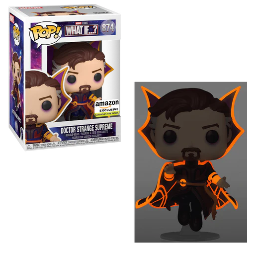 FUNKO POP! MARVEL: WHAT IF...? - DOCTOR STRANGE SUPREME [GITD] **AMAZON EXCLUSIVE** #874