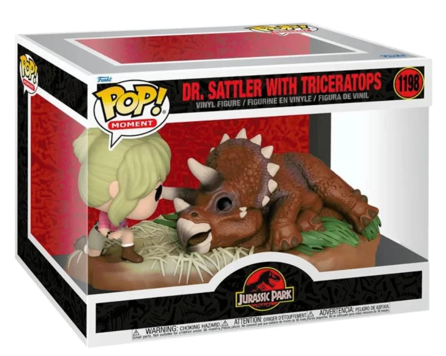 Funko Pop! Dr. Sattler with Triceratops #1198