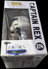 Funko Pop! Star Wars: Captain Rex (2018 Fall Convention Exclusive) #274 (small rip on bottom corner )