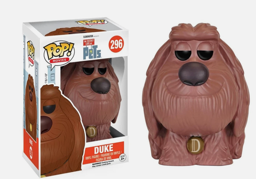 Funko Pop! Movies The Secret Life Of Pets #296 - Duke Vinyl Figure Vaulted