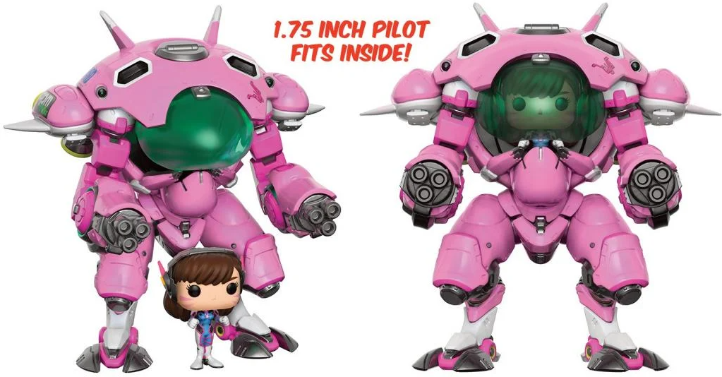 OVERWATCH: D.VA WITH MEKA #177 - FUNKO POP!-6"