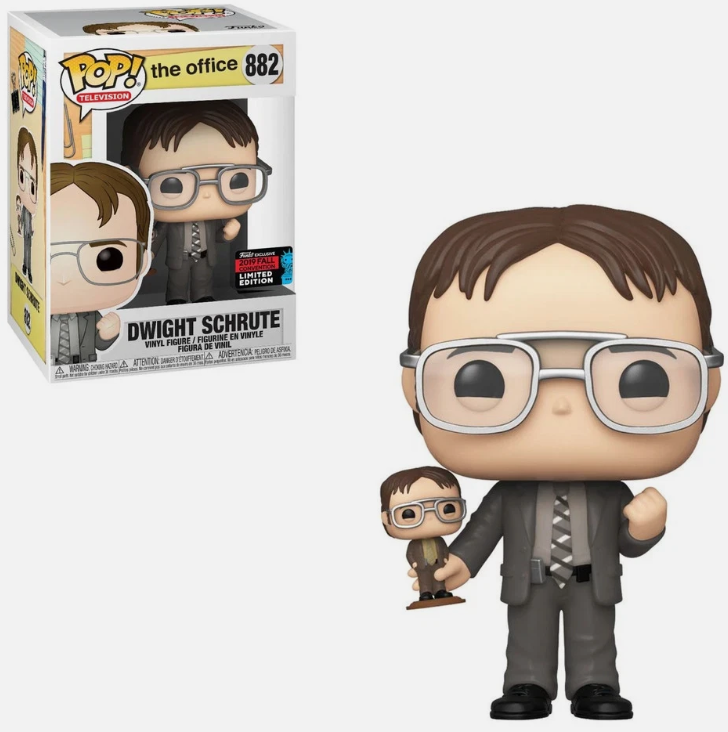 FUNKO POP TELEVISION THE OFFICE #882 DWIGHT SCHRUTE WITH BOBBLEHEAD