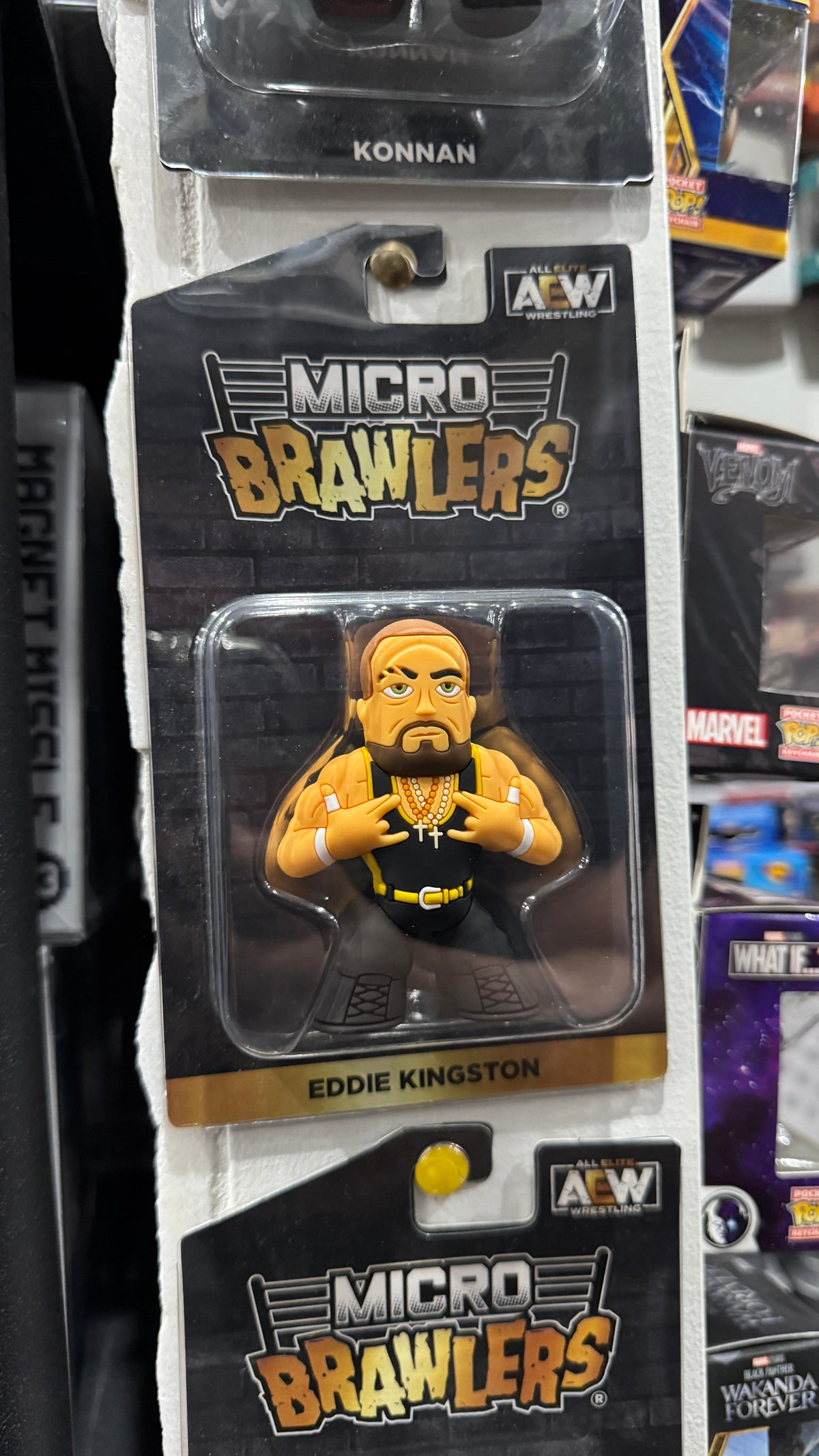 Elite Crate Exclusive Eddie Kingston Micro Brawler Wrestling Figure