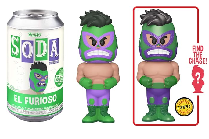 El Furioso Soda Can Marvel Funko Soda Chase Variant !