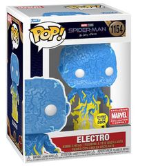 FUNKO POP! MARVEL SPIDER-MAN NO WAY HOME ELECTRO #1154 [MARVEL CORPS] GLOW IN THE DARK