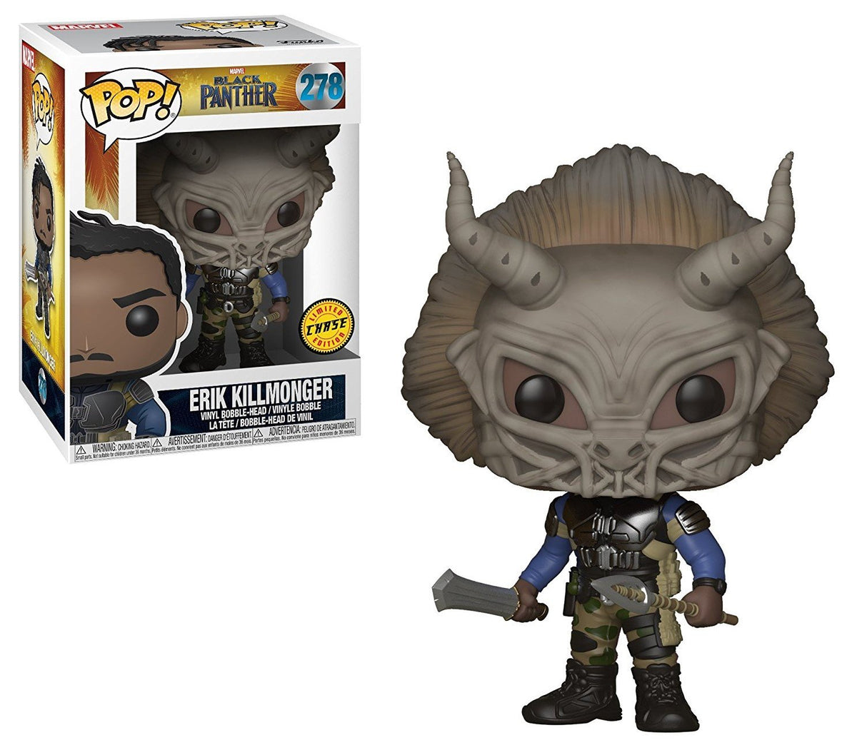 Funko Pop! Erik Killmonger (Chase) #278