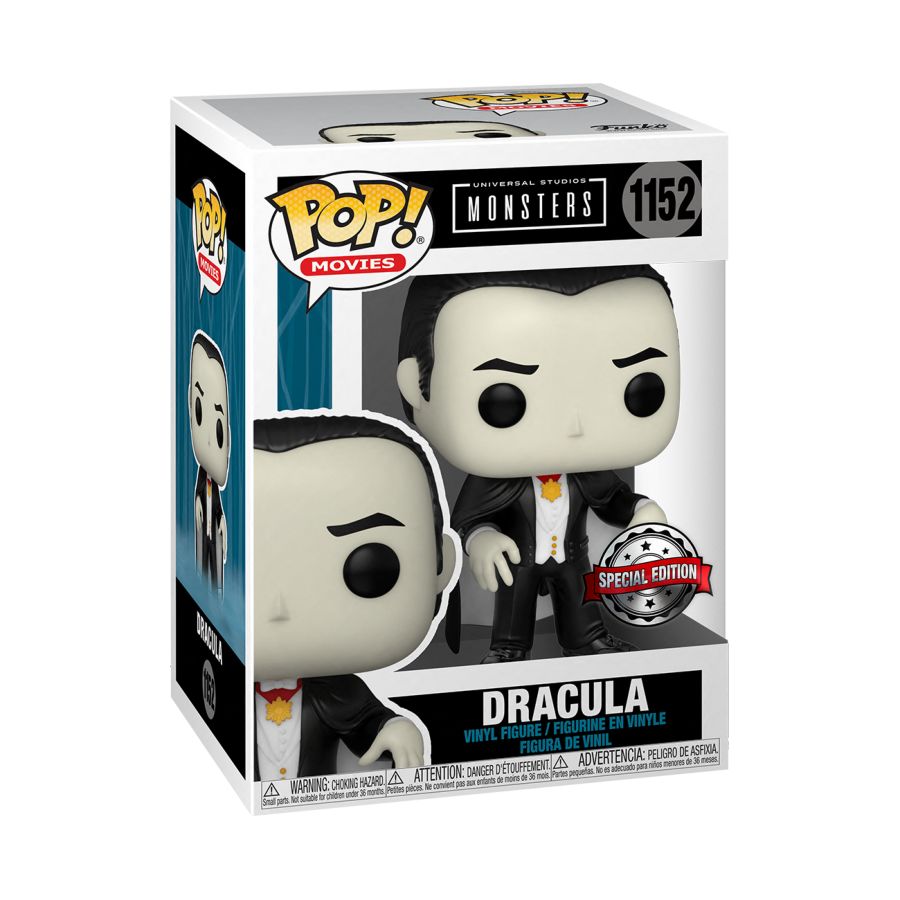 Funko Pop! Universal Monsters: Dracula (Special Edition) #1152 in retail box