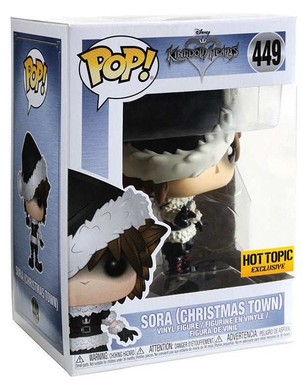 Funko Pop! Kingdom Hearts: Sora (Christmas Town) (Hot Topic Exclusive) #449