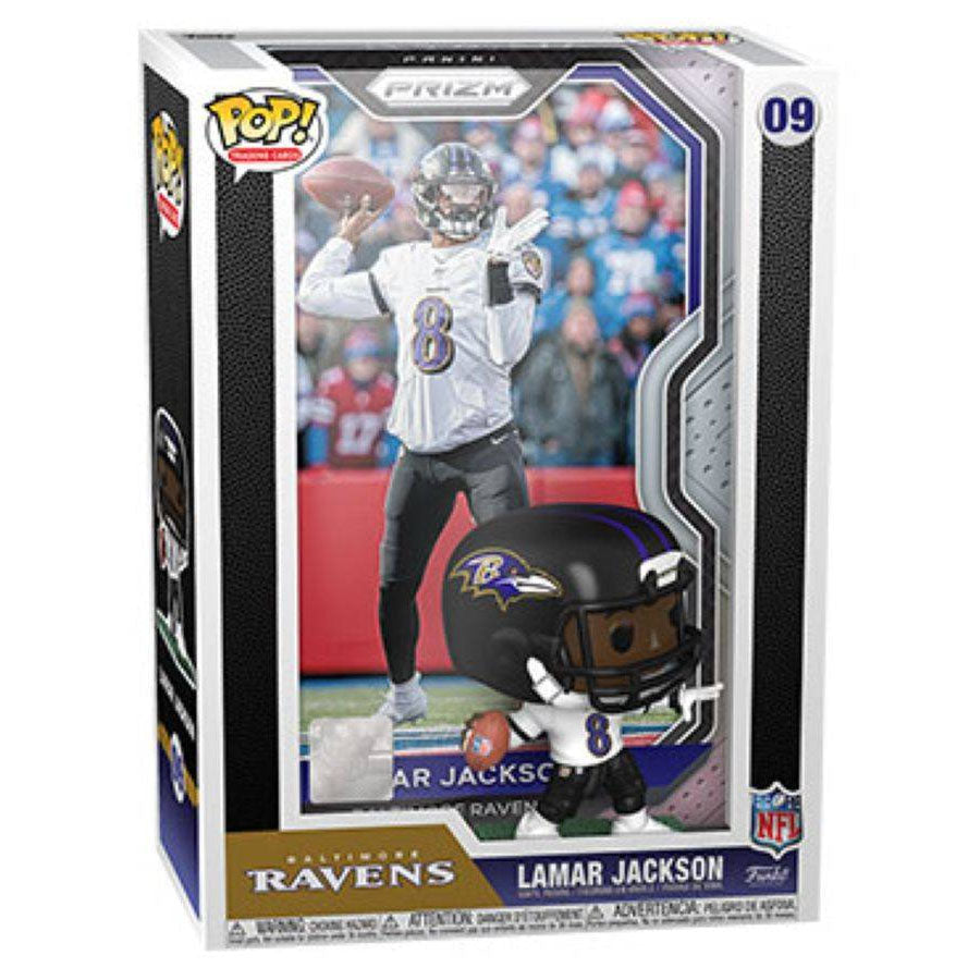 Funko Pop Trading Cards Panini Prizm Baltimore Ravens Lamar Jackson 09 boxed