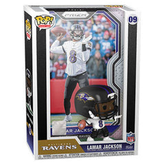 Funko Pop Trading Cards Panini Prizm Baltimore Ravens Lamar Jackson 09 boxed