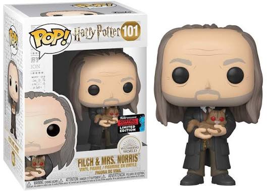Funko Pop! Harry Potter: Filch & Mrs. Norris (2019 Fall Convention) #101