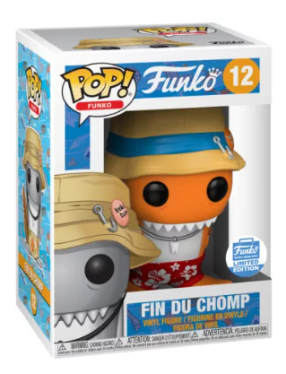 Funko POP! Spastik Plastik Fin Du Chomp #12 [Orange] Funko Shop Exclusive