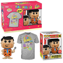 Funko Tees Size L - Fred Flintstone with spoon (GameStop Exclusive) #146 not sealed