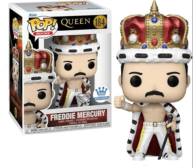 Funko Pop! Queen: Freddie Mercury (Diamond Collection) [Exclusive] #184