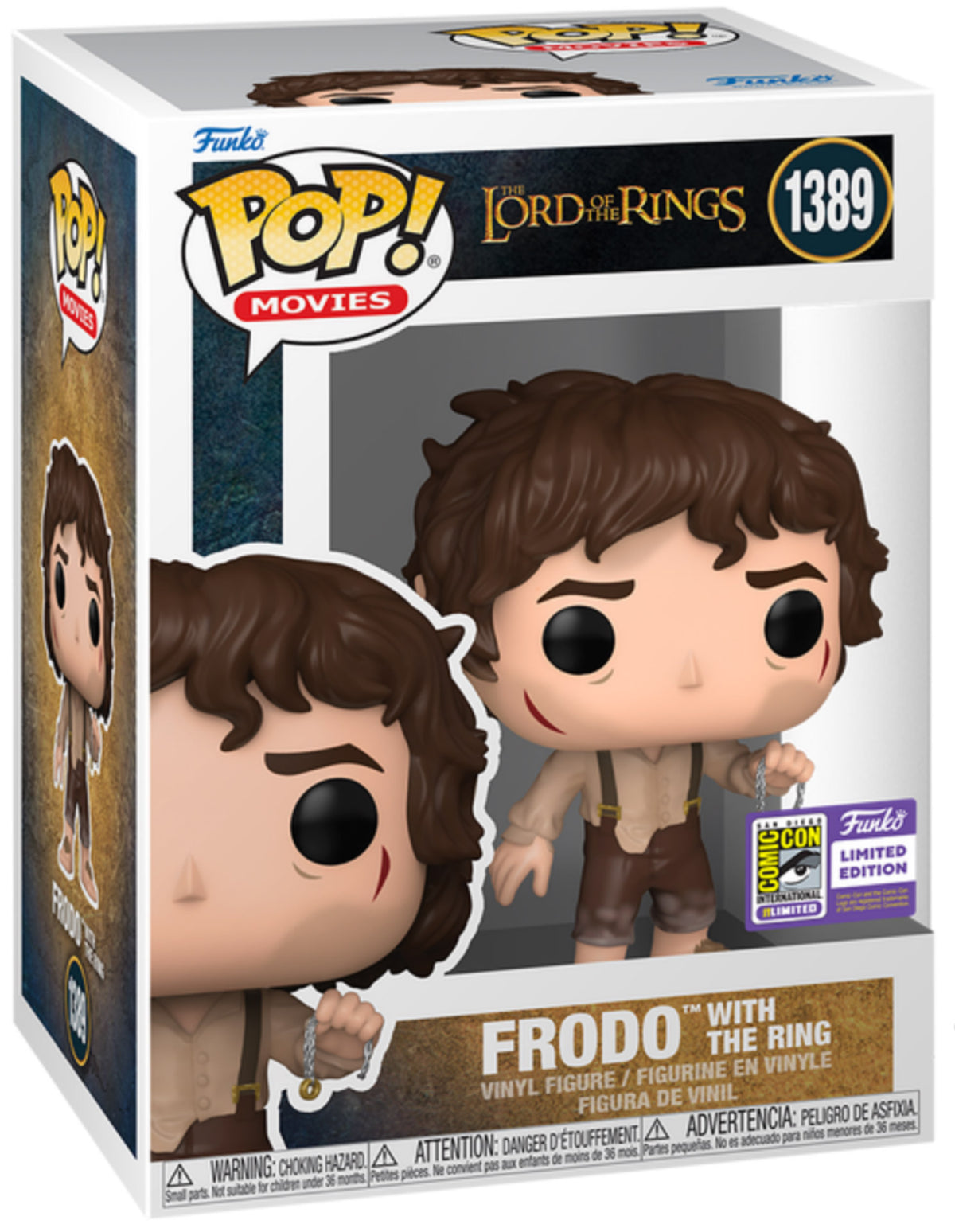 Funko Pop! The Lord of the Rings: Frodo with the Ring (2023 San Diego Comic-Con Limited Edition) #1389