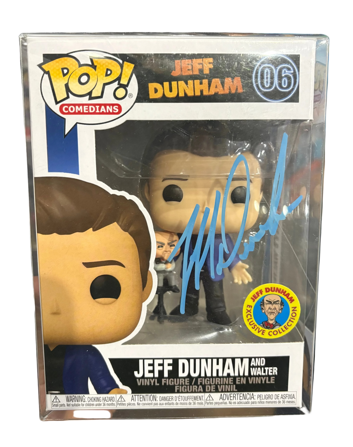 Funko Pop! Jeff Dunham and Walter (Exclusive Collection) [Signed by Jeff Dunham - NO COA] #06