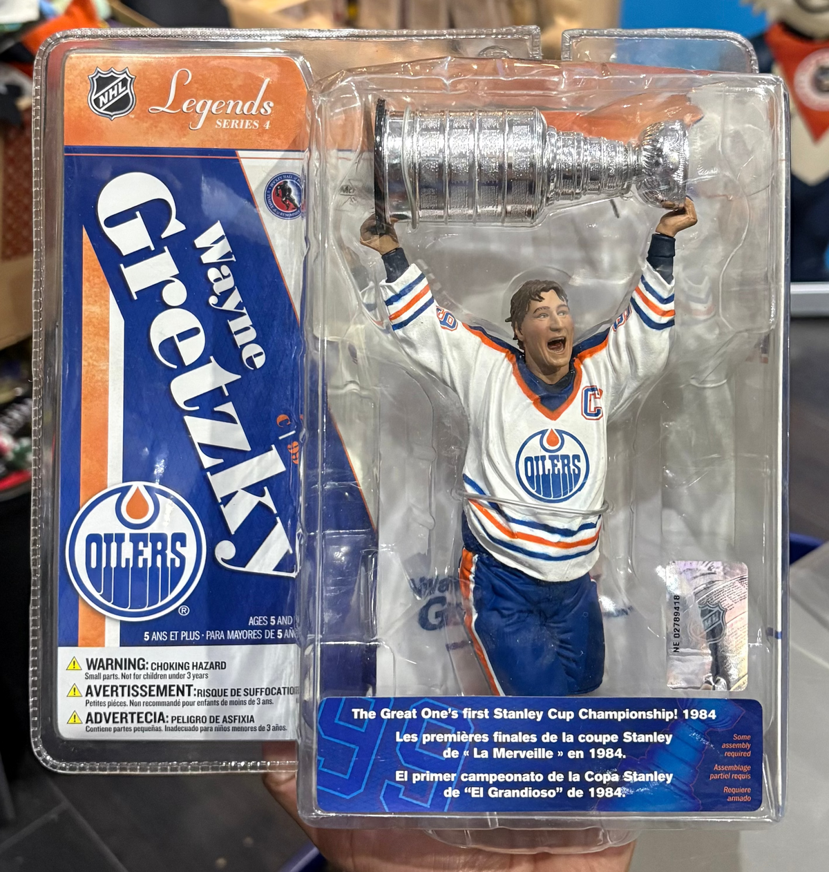 McFarlane Oilers Wayne Gretzky Legends Series 4