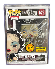 Funko Pop! Leatherface (Pretty Woman Mask) [Chase - HT Exclusive] (Signed by Andrew Bryniarski - COA) #623