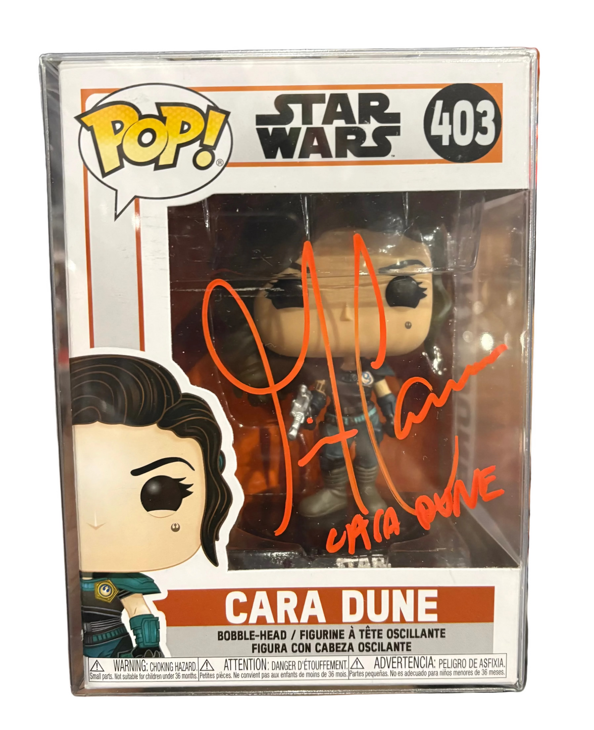 Funko Pop! Cara Dune (Signed by Gina Carano  - NO COA) #403
