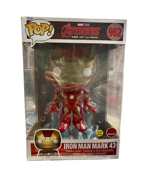 Funko Pop! Jumbo - Avengers: Iron Man Mark 43 (Glows) [Eb Exclusive] #962