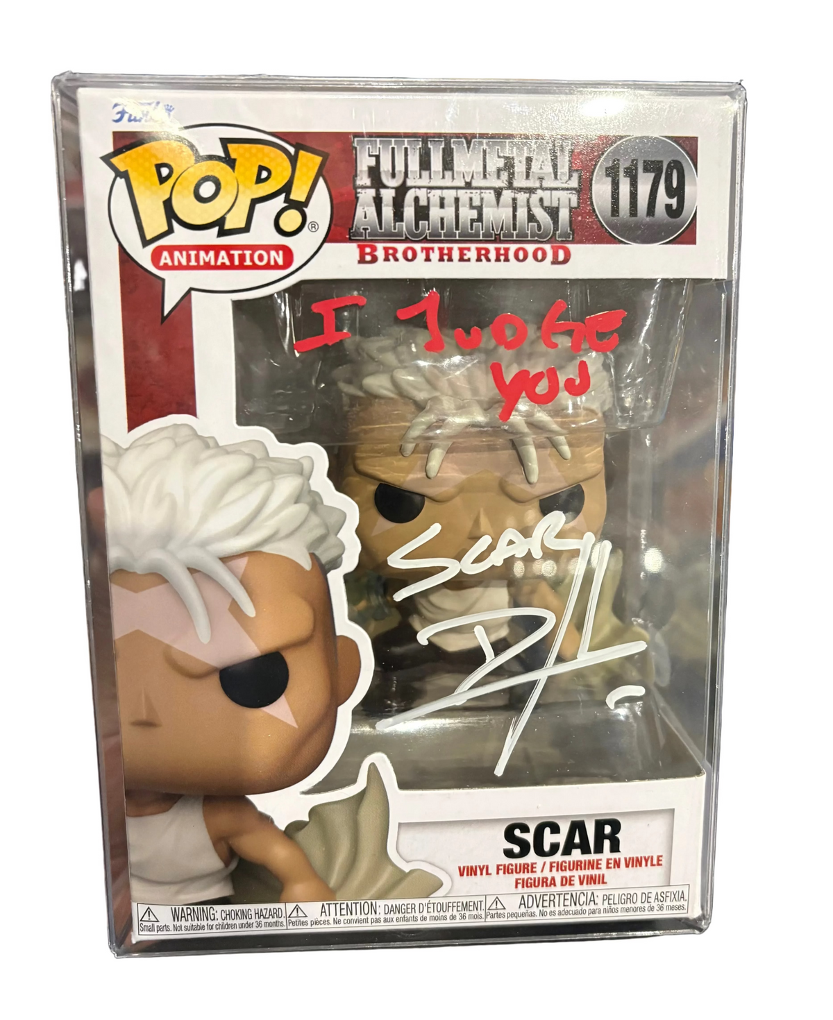 Funko Pop! Scar (Signed by Dameon Clarke - COA) #1179