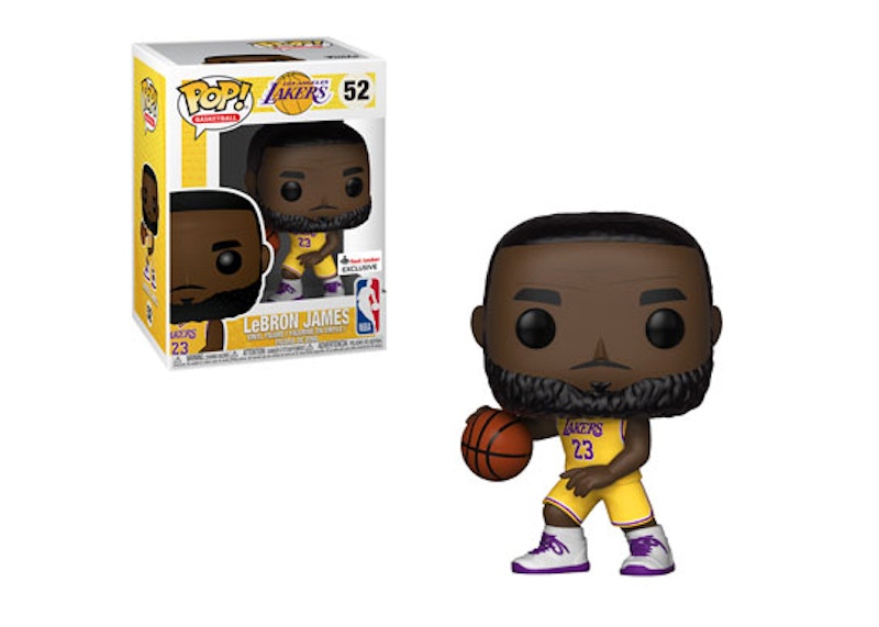 Funko Pop! NBA Lakers LeBron James Foot Locker Exclusive #52 boxed figure