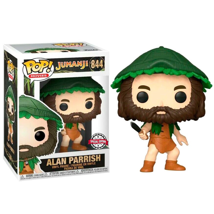 Funko Pop! Jumanji: Alan Parrish (Special Edition) #844 (Small Rip on Corner)