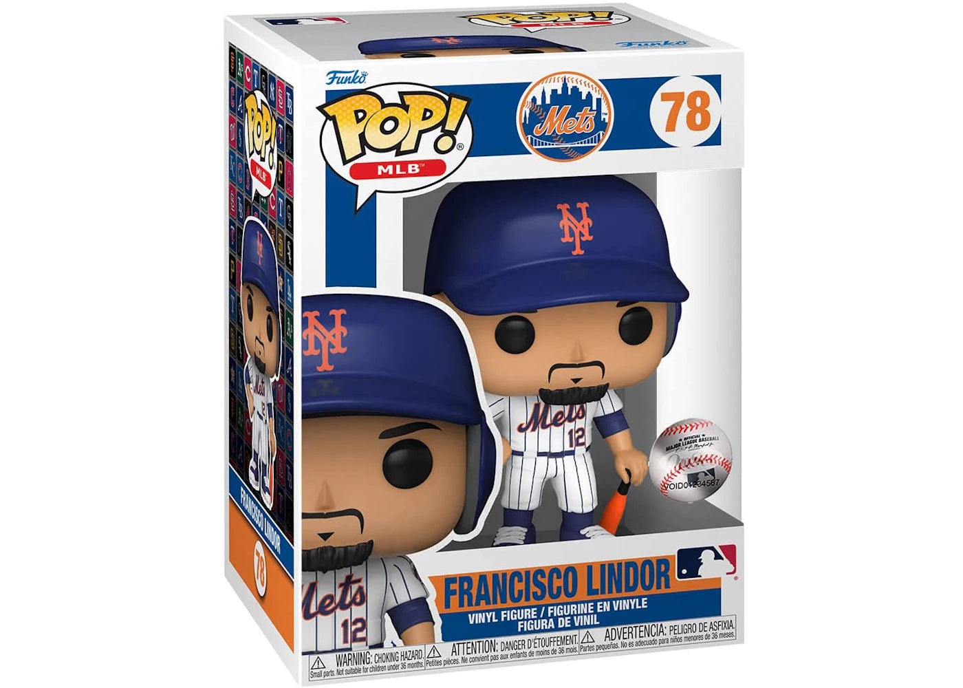 Funko Pop! MLB New York Mets Francisco Lindor #78 boxed