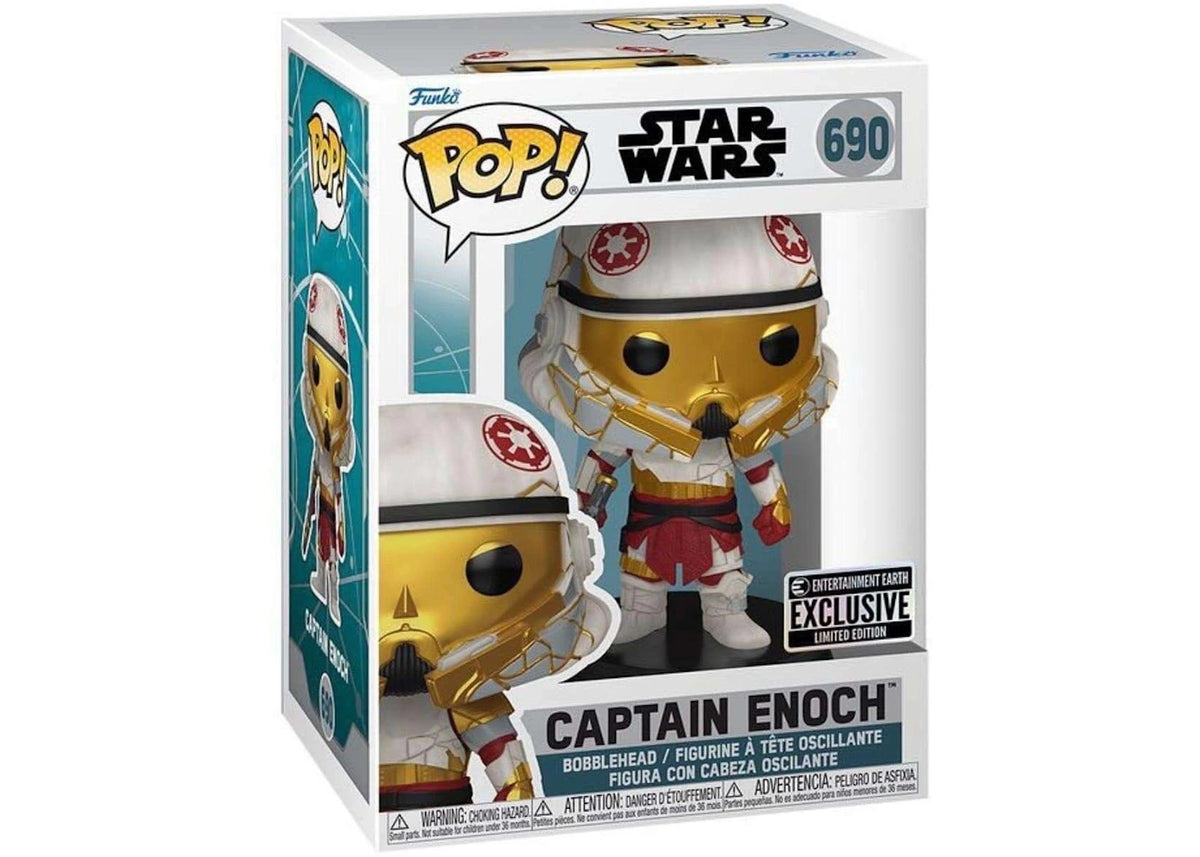 Funko Pop Star Wars Ahsoka Captain Enoch Entertainment Earth Exclusive number 690 boxed figure