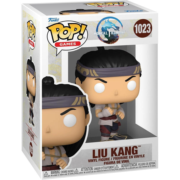 Funko Pop Mortal Kombat 1 Liu Kang God of Fire number 1023