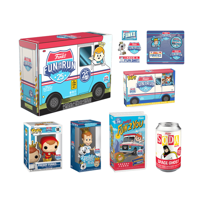 Funko Pop! Funko 25th Anniversary Fun on the Run Box